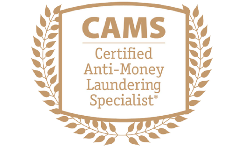 Certified Anti-money Laundering Specialist (CAMS)